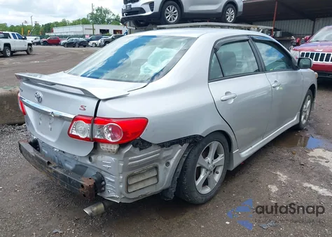 2012 Toyota Corolla S из США, поврежденный, VIN 2T1BU4EE1CC844034